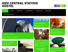 Tablet Screenshot of kievcentralstationhostel.com